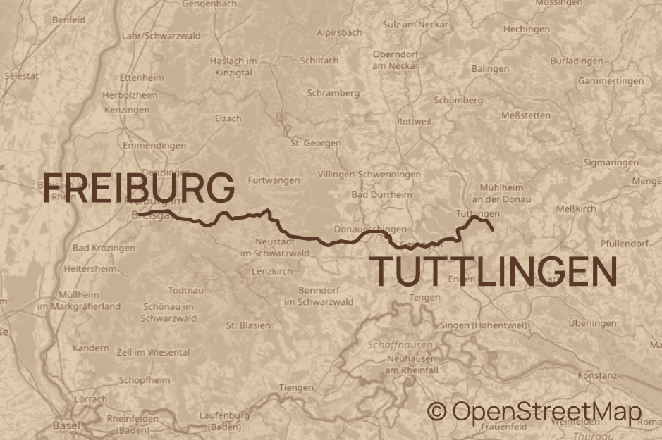 Etappe 3 – Tuttlingen nach Freiburg